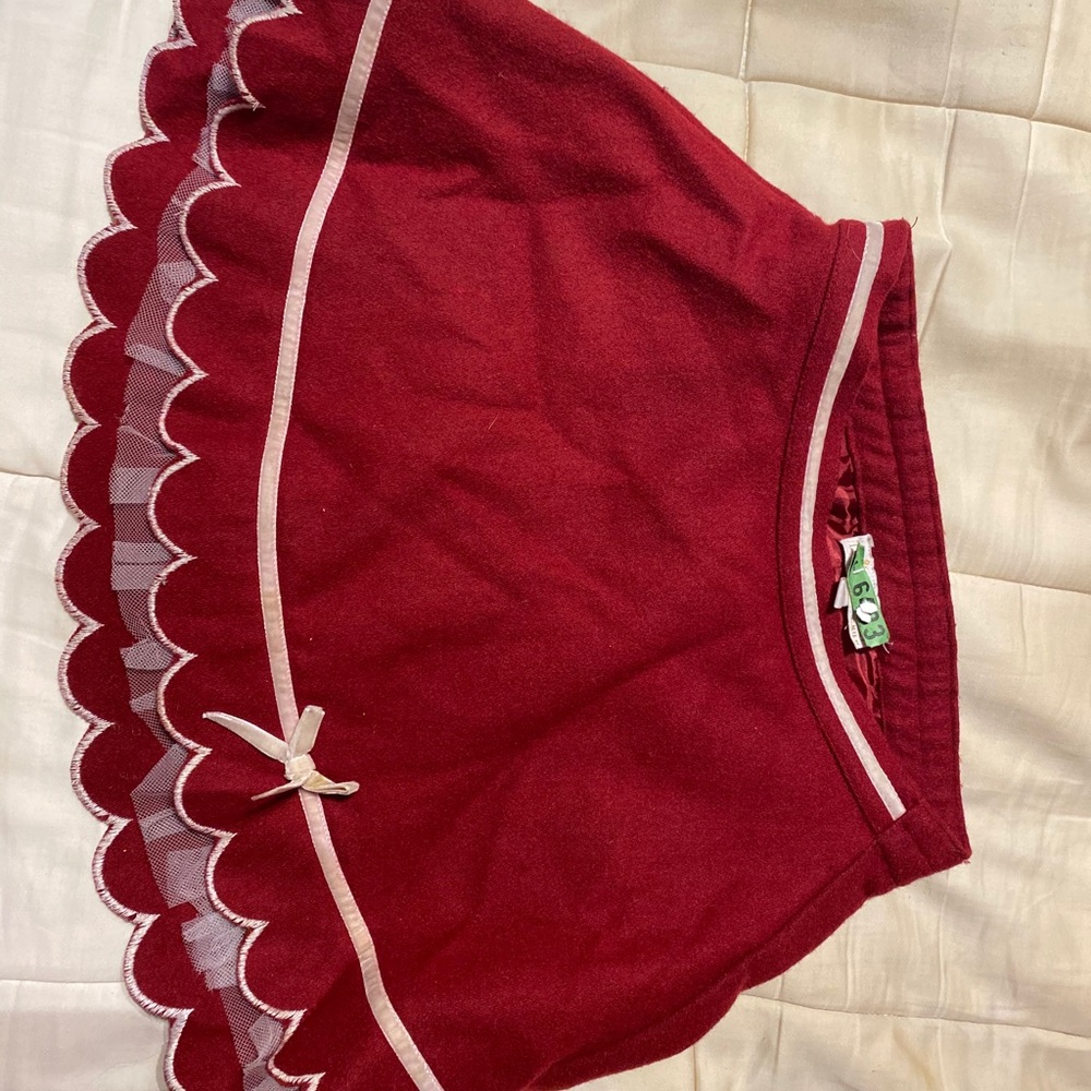 Children’s red skirt
